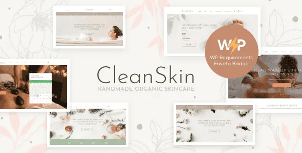 CleanSkin -Handmade Organic Soap & Natural Cosmetics Shop WordPress Theme + Elementor