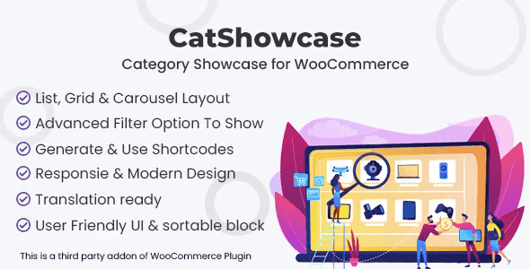 CatShowcase – Category Showcase for WooCommerce WordPress