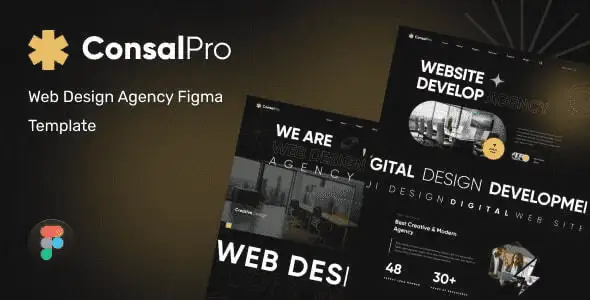 ConsalPro – Web Design Agency Figma Template