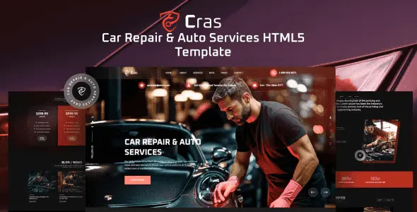 Cras – Car Repair & Auto Services HTML Template