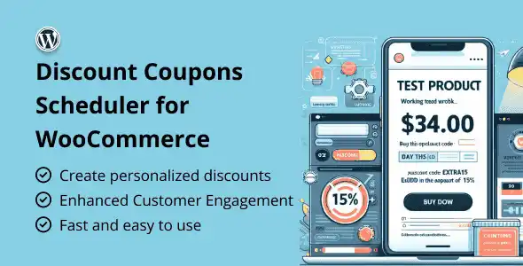 Discount Coupons Scheduler for WooCommerce WordPress Plugin