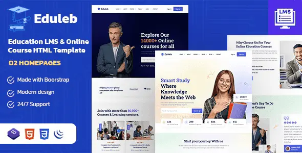 Eduleb – Education HTML Template