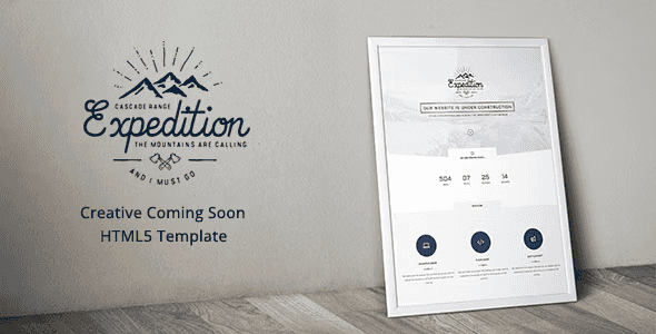 Expedition – Creative Coming Soon HTML5 Template