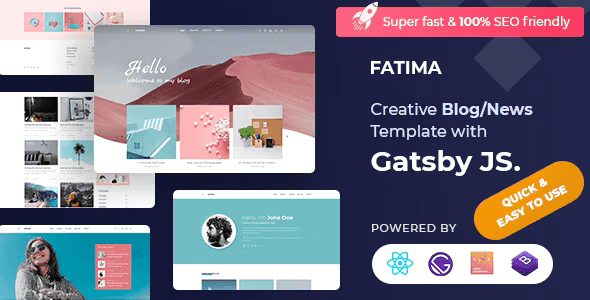 Fatima – Gatsby Blog Template