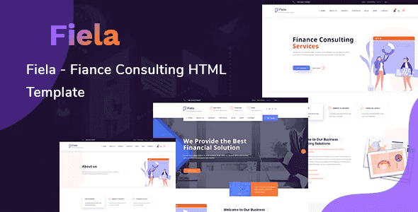 Fiela – Finance Consulting HTML Template