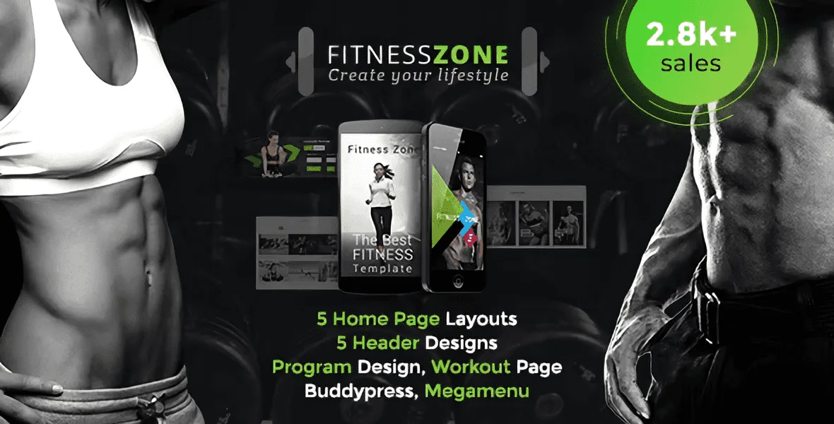 Fitness Zone – WordPress Theme