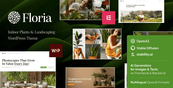 Floria – Gardening & Landscaping WordPress Theme