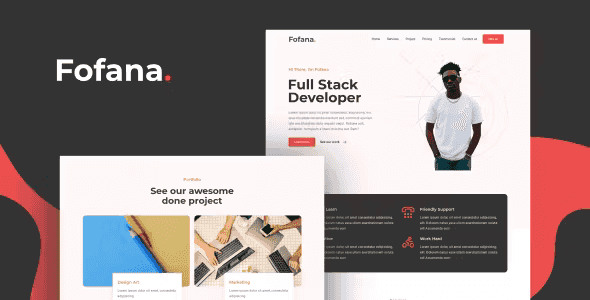 Fofana – Personal Portfolio Template HTML