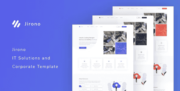 Jirono – IT Solutions and Corporate Template HTML