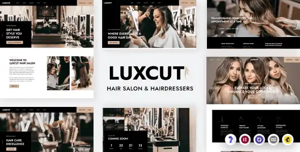 Luxcut – Hair Salons and Hairdressers WordPress Theme