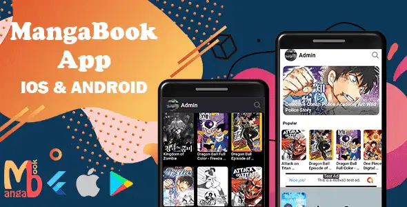 MangaBook – Flutter Manga App with Admin Panel