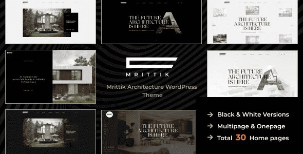 Mrittik – Architecture and Interior Design Theme WordPress