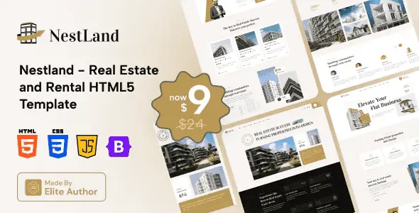 NestLand – Real Estate HTML5 Template