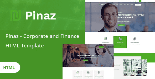 Pinaz – Corporate and Finance HTML Template