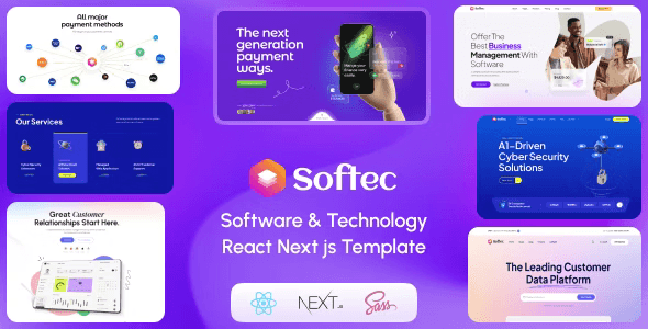 Softec – Software & Technology React Next js Template