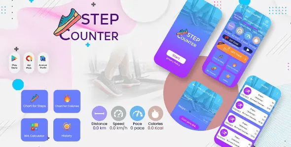 Step Counter – Pedometer – Android Aplicativo