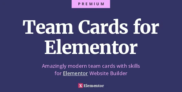 Team Cards for Elementor – Ultimate Team and Skills Widget Cards WordPress