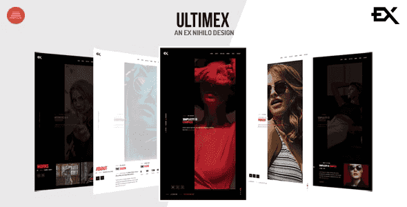 Ultimex – One Page Portfolio Template HTML