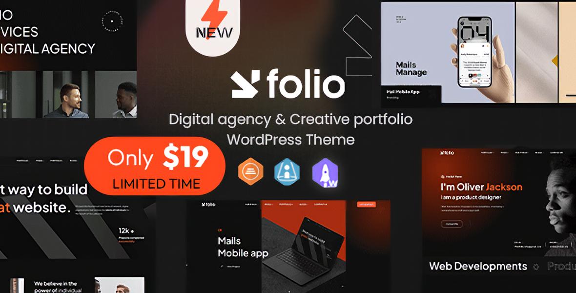 Webfolio – Creative Portfolio & Digital Agency WordPress Elementor Theme WordPress