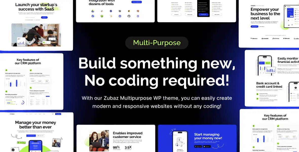 Zubaz – SaaS & Startup WordPress Theme