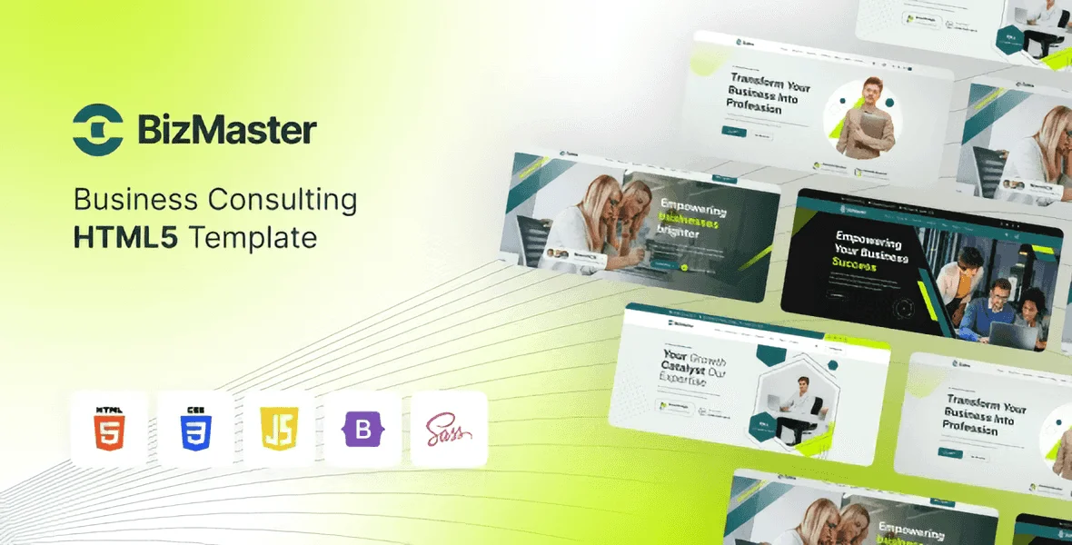 BizMaster – Consulting Business HTML Template Multipurpose