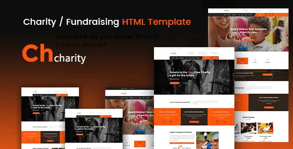 Chcharity – Charity Fundraising HTML Template