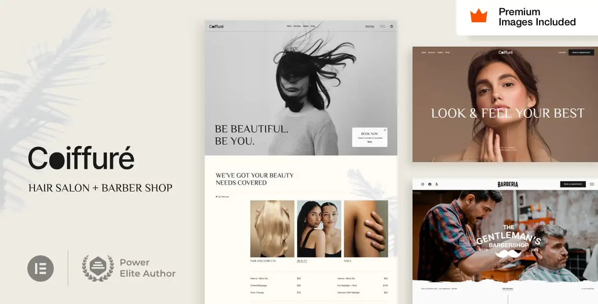 Coiffure – Hair Salon & Barber WordPress Theme