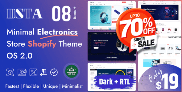 Dsta – Minimal Electronics Store Shopify Theme OS