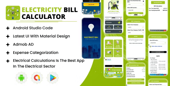Electricity Bill Calculator – Home Electricity Bill – Electricity Bill Estimator App