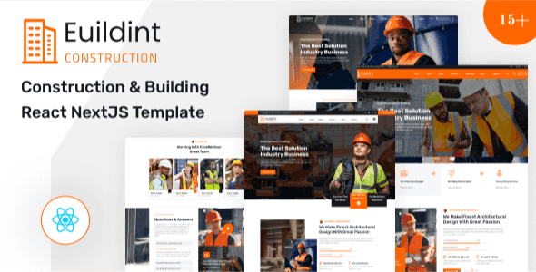 Euildint – Construction Building React NextJS Template