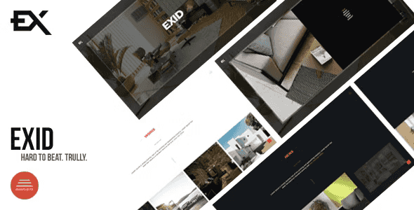 Exid – Creative Portfolio Template HTML