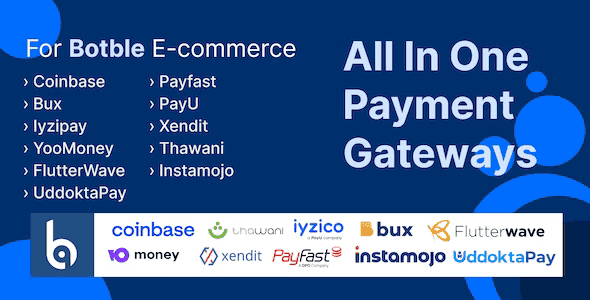 Extra Payment Gateways for Botble eCommerce PHP