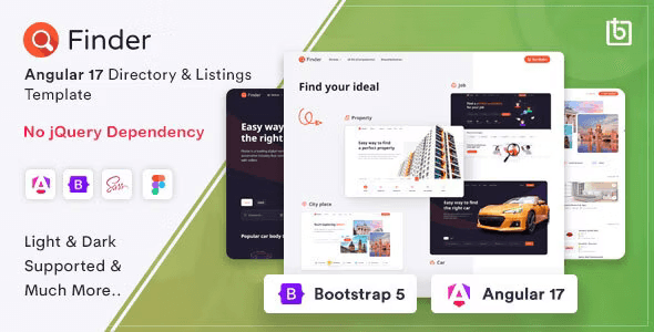 Finder – Angular 17 Directory & Listings Template