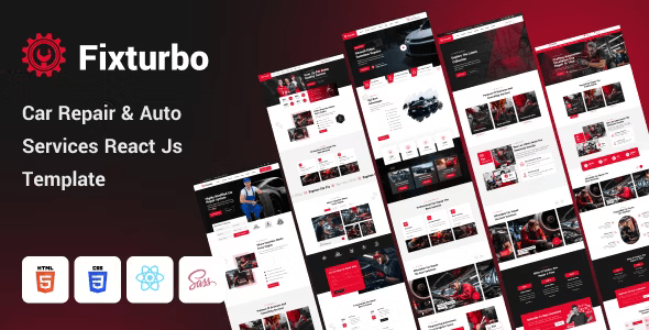 Fixturbo – Car Service & Auto Repair React Js Template