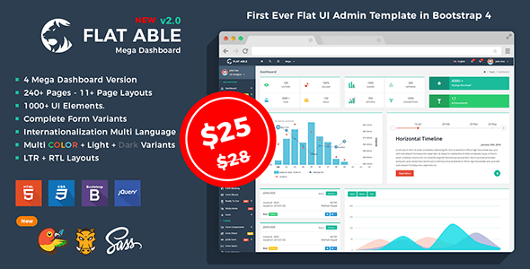 Flat Able – Bootstrap 5 Flat UI Admin Template
