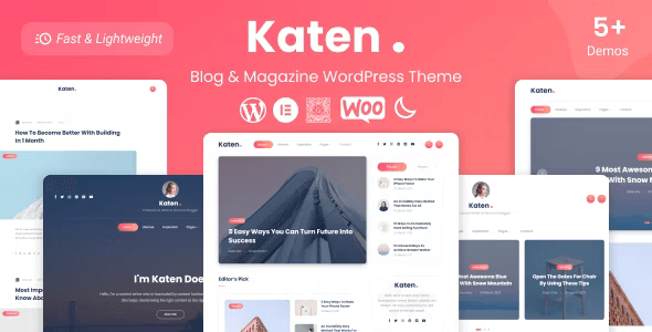 Katen – Blog & Magazine WordPress Theme