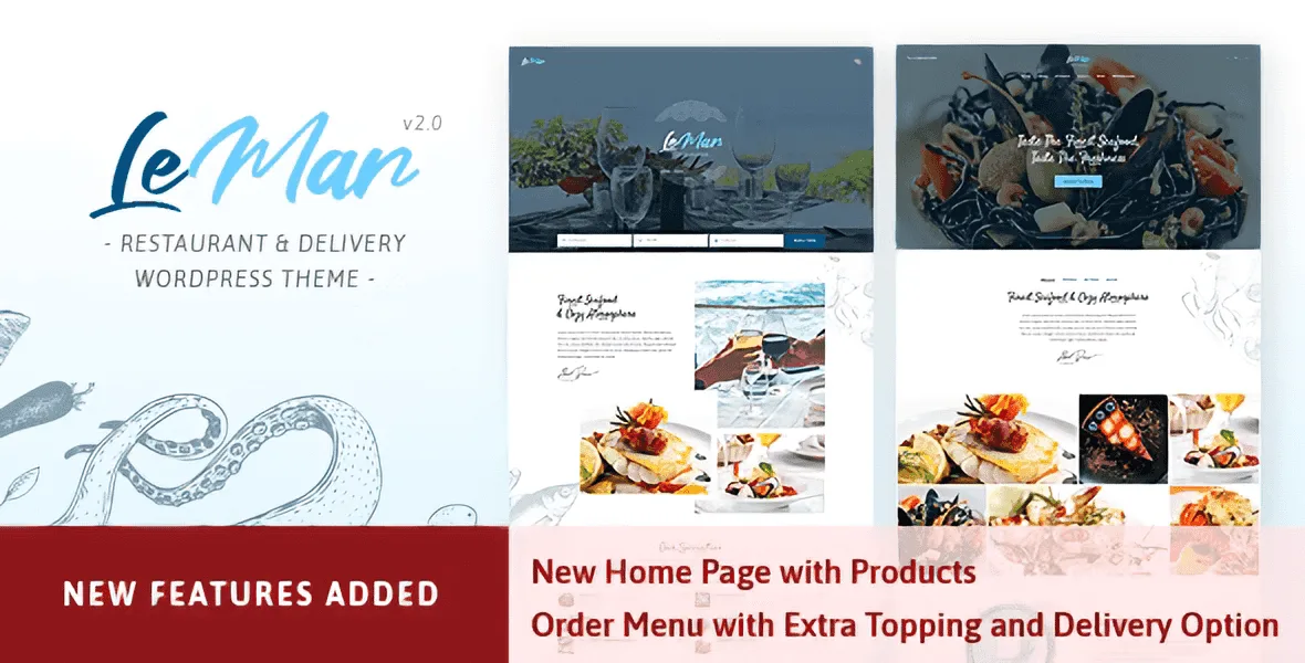 LeMar – Seafood Restaurant WordPress Theme