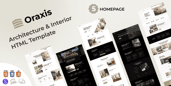 Oraxis – Architecture & Interior HTML Template