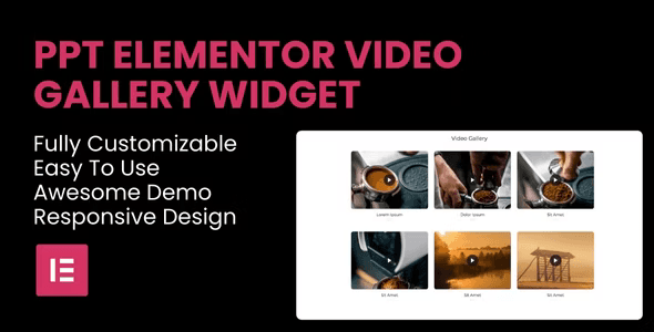 PPT – Video Gallery Elementor Widget WordPress