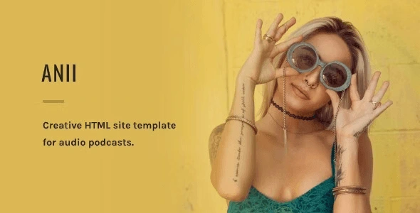 Anii – Audio Podcast HTML Site Template HTML
