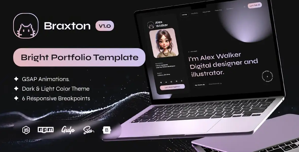 Braxton – Personal Portfolio & Resume HTML Template