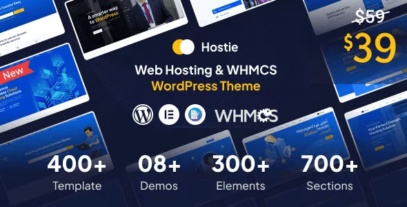Hostie – Web Hosting & WHMCS WordPress Theme