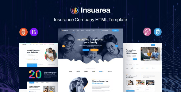 Insuarea – Insurance Company HTML5 Template