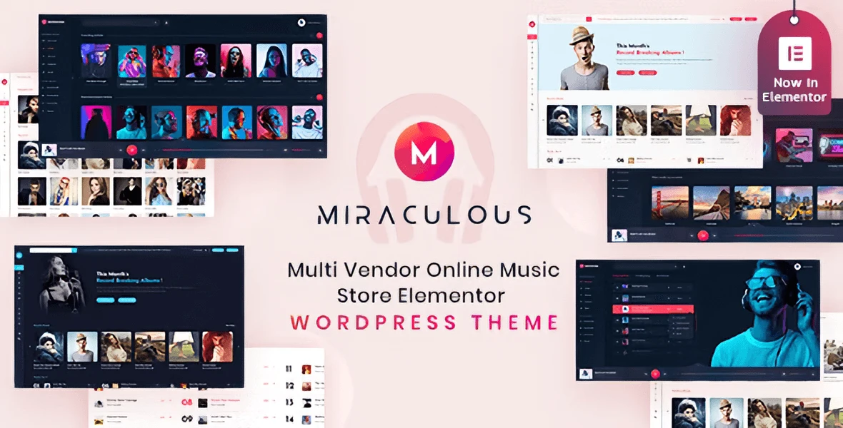 Miraculous – Multi Vendor Online Music Store WordPress Theme
