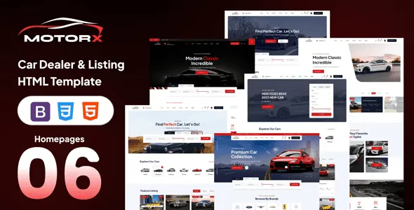 Motorx – Car Dealer & Listing HTML Template