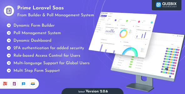 Prime Laravel Saas – Form Builder, Users, Role, Permissions & Settings PHP