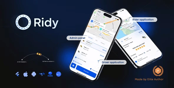 Ridy Taxi Applcation – Complete Taxi Solution with Admin Panel