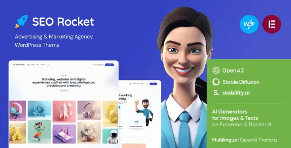 Seo Rocket – Advertising & Marketing WordPress Theme