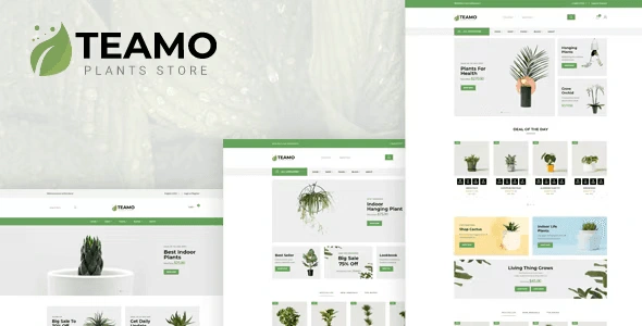 Teamo – Plants Store HTML Template