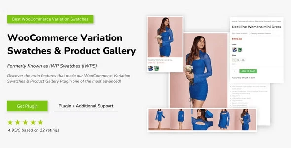 WooCommerce Variation Swatches & Product Gallery WordPress